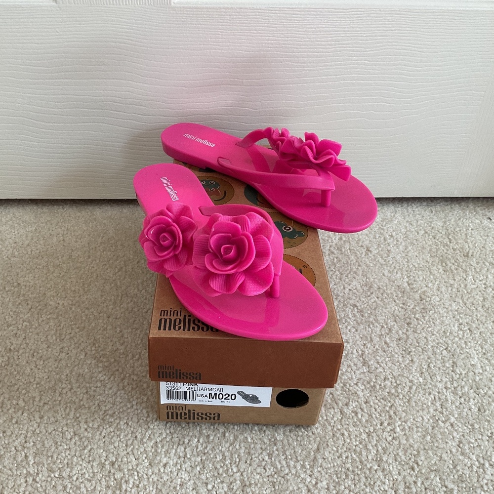 Melissa Mini Harmonic Garden Flip Flop